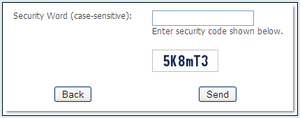 CAPTCHA Feature